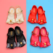 New Arrival Children's Summer Jelly shoes Princess bow sparkle candy shoes Kids Girl beach shoes HY003 2024 - buy cheap