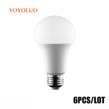 6PCS/Lot LED Lamp E27 AC110V 220V LED Bulb led Light bulb Real power 6W 9W 12W 15W 18W 21W Cold Warm White Lampada Led Bombillas 2024 - buy cheap