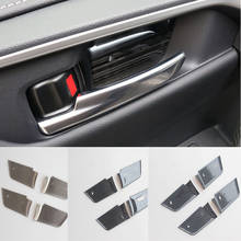 Inner Steel Door Bowl Cover Trim Door handle Trim For For Toyota RAV4 RAV-4 XA50 2019 2020 Accessories 2024 - buy cheap