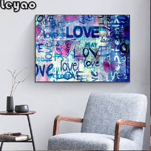 Love Letters 5d Diamond Painting Graffiti Diamond Embroidery Mosaic Paintings Wall Art Pictures diamond art Wedding Bedroom 2024 - buy cheap