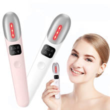Masajeador de ojos eléctrico antiarrugas, herramienta de cuidado de ojos antienvejecimiento, pantalla LED, masaje caliente, dispositivo de masaje recargable por USB 2024 - compra barato