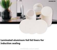 hot sell For induction sealing 24mm plactic laminated aluminum foil lid liners 10000pcs 2024 - buy cheap