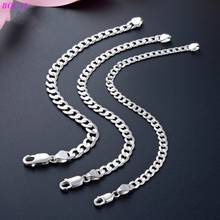 BOCAI 100% S925 Sterling Silver Bracelets Fashion Thai Silver Trend Whip Chain Single Button Pure Argentum Hand Jewelry for Men 2024 - buy cheap