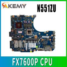 N551ZU placa base FX7600P CPU para Asus N551Z N551ZU placa base de computadora portátil N551ZU placa base N551ZU placa base de prueba 100% bien 2024 - compra barato