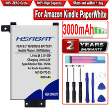 HSABAT 3000mAh MC-354775-03 Battery For Amazon Kindle PaperWhite S2011-003-S 58-000008 DP75SD1 2024 - buy cheap