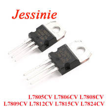 5pcs L7805CV L7806CV L7808CV L7809CV L7812CV L7815CV L7824CV Transistor TO-220 L7805 L7806 L7808 L7809 L7812 L7815 TO220 TO 220 2024 - buy cheap