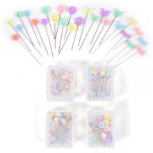 50pcs Patchwork Needle Craft Flower Button Head Pins Embroidery Pins For Diy Quilting Tool Sewing Accessories 2024 - buy cheap