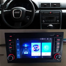 Android carro Radio Video Player Multimedia Para Audi A4 B8 B7 B6 S4 RS4 SEAT Exeo 2002 2003 2004 2005 2007 2008 GPS 2DIN 4G 2024 - compre barato