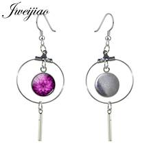 JWEIJIAO-pendientes colgantes con forma de Mandala y Henna para mujer, aretes colgantes, redondos, hechos a mano, estilo Zen Budista, H300 2024 - compra barato