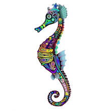 Abstract Seahorse Lounge Dining Room Bathroom Bedroom Hallway Nursery Wall Art Sticker Decal Mural Promotion 2024 - buy cheap
