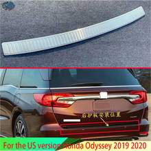 Para a versão dos EUA Honda Odyssey 2019 2020 aço Inoxidável choques traseiro peitoril da janela de proteção troncos fora placa decorativa 2024 - compre barato