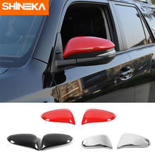 SHINEKA Exterior Sticker For Toyota 4Runner Car Outer Rearview Mirror Cover Decoration Protection Shell For Toyota 4Runner 2017+ 2024 - buy cheap