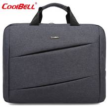 Прохладный Белл бренд Водонепроницаемый 15,6 дюймов Тетрадь ноутбук сумка для Для мужчин Для женщин Для мужчин 15 Портфели сумка через плечо сумка 2024 - купить недорого