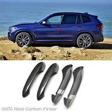 For BMW x3 G01 G08 xDrive30d X3 M40i 2018 2019 2020 High Quality Carbon Fiber Door Handle protection cover Trims Fits 2024 - buy cheap