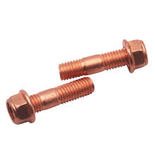 Conjunto de porcas do coletor de escape, m10 x 1.5 42mm, revestido em cobre 2024 - compre barato