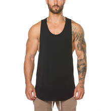 Mens Gym bodybuilding clothes fitness men stringer tank top men Sportswear singlets muscle sleeveless shirt workout tanktop 2024 - buy cheap