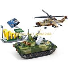 gudi  725pcs military tank helicopter building blocks 5  Bricks Toy 2024 - buy cheap