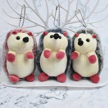 HOT SALES！！！New Arrival Lovely Small Hedgehog Animal Plush Stuffed Doll Pendant Bag Keychain Decoration Wholesale Dropshippi 2024 - buy cheap