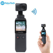 Feiyu-estabilizador de câmera de bolso gimbal com 3 eixos, 4k, hd 120 °, ângulo amplo, controle wi-fi embutido, adaptável para smartphone 2024 - compre barato