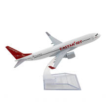 1/400 Scale Aircraft Boeing 737 Eastar Jet Air 16cm Alloy Plane B737 Model Toys Children Kids Gift for Collection 2024 - buy cheap