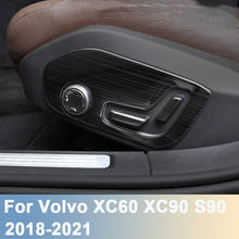 For Volvo XC60 XC90 S90 2018 2019 2020 2021 ABS Car Seat Adjustment Switch Knob Panel Trim Covers Interior Moulding Accessories 2024 - buy cheap