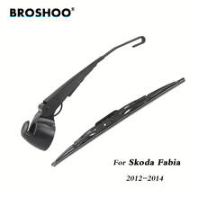 BROSHOO-escobillas de limpiaparabrisas trasero de coche, brazo de limpiaparabrisas trasero para Skoda Fabia Hatchback(2012-2014), 355mm, estilo de parabrisas de coche 2024 - compra barato