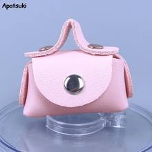 Pink Doll Accessories For Barbie Doll Handbag Lady Leather Bag 1/6 Accessories Purse Shopping For Barbie Dollhouse Kids Toy 2024 - buy cheap