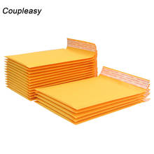 50pcs/Lot Yellow Kraft Paper Bubble Mailer Shockproof Packaging Envelope 20 Sizes Shipping Bags Self Seal Mail Packaging Bags 2024 - buy cheap
