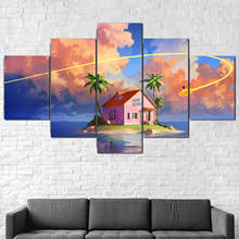 Lienzo sin marco, 5 paneles, regalo de Anime, carteles de Nimbus de isla, arte de pared, imágenes modernas, pinturas, decoración del hogar, decoración para sala de estar 2024 - compra barato