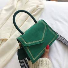 Small Bag Women's Bag 2022 PU Leather Wide Shoulder Strap Messenger Bag Simple Retro Texture Hand Bag Shoulder Small Square Bag 2024 - buy cheap