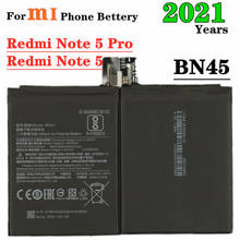 2021 4000mAh BN45 Phone Battery For Xiaomi Redmi Note 5 / Redmi Note5 Pro Smartphone Battery High Quality Replacement Batteries 2024 - buy cheap