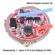 20mm 3-15V 1A 1 mode 5 modes Driver circuit Board DIY Parts for Q5 R5 T6 U2 L2 XPL 18650 26650 LED Flashlight lantern lamp light 2024 - buy cheap