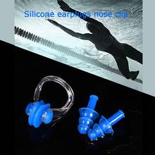 Soft Swimming Earplugs Nose Clip Case Protective Prevent Water Protection Ear Plug Waterproof Soft Silicone Swim Dive Supplies 2024 - buy cheap