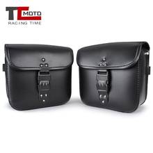 Pair Motorcycle Saddle Bags Side Luggage Storage Tool Pouch for Honda Yamaha Suzuki Harley Sportster XL 883 XL1200 Touring 2024 - buy cheap