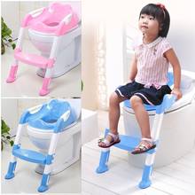 Toddler Baby Kids Child Potty Training Toilet Ladder Seat Steps Folding Chair Save Space 2024 - buy cheap