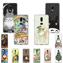 Caso de telefone para oneplus 9 9r 8 8t 7 t pro z nord n10 n100 n200 meu vizinho totoro silicone transparente tpu casos macios capa coque 2024 - compre barato