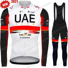 2021 Team Cycling Jersey Set Cycling Clothing Summer Mens Long Sleeve MTB Bike Road Pants Bib Maillot Culotte 2024 - buy cheap