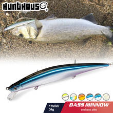 Hunthouse 2019 новые рыболовные приманки гольян 175 мм/31 г приманка для дальнего заброса гольяна, Тонущая рыба, приманка в виде гольяна, тонкое тело для рыбалки LW404 2024 - купить недорого