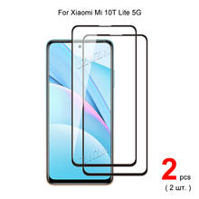 For Xiaomi Mi 10T Lite 5G Full Coverage Tempered Glass Phone Screen Protector Protective Guard Film 2.5D 9H Hardness 2024 - buy cheap