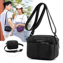 Fashion Mini Bag Woman Nylon Shoulder Bag Travel Bag Men's Zipper Black Bag Luxury Handbags Women Crossbody Bags For Designer 2024 - buy cheap