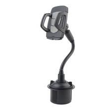 Soporte Universal de la taza del coche soporte del teléfono ajustable del cuello de cisne del soporte del teléfono celular con la cuna giratoria de 360 ° para iphone Huawei 2024 - compra barato