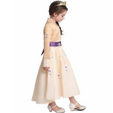 Vestido infantil para meninas, fantasia de festa de aniversário, vestido de princesa, para cosplay, halloween e baile 2024 - compre barato