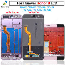 Para Huawei Honor 8 LCD Display MONTAJE DE digitalizador con pantalla táctil para Honor8 FRD-L19 FRD-L09 marco LCD con herramientas gratis 2024 - compra barato