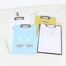 Cute Cat Bear A4 Paper Clipboard Kawai Strawberry Folder Clip Board Writing Pad Korean Stationery Office School Supplies 2024 - buy cheap
