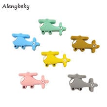 Mini bonito aeronaves contas de silicone animal bebê mordedor grau alimentício infantil dentição grânulo para diy enfermagem colar acessórios brinquedo 2024 - compre barato