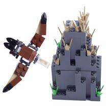 MOC City Accessories Eagle Model Building Blocks Animal Eggs Grass Plant Scene Small Particle Parts Bricks Educational Toys C219 2024 - buy cheap