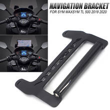 NEW Motorcycle Front Phone Stand Holder Smartphone Phone GPS Navigaton Plate Bracket For SYM MAXSYM TL 500 TL500 2020 2024 - buy cheap