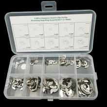 120PCS Stainless E Shape Clip Circlip Pin Retaining Snap R-ing Assorted Kit 1.5mm-10mm 2024 - buy cheap