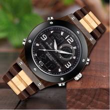Gorben-reloj ejecutivo de madera para hombre, pulsera de cuarzo, informal, a la moda 2024 - compra barato