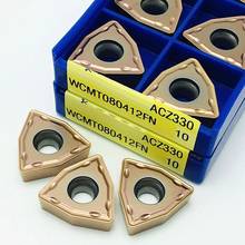 U drill WCMT080412 FN ACZ330 high quality carbide tool metal turning tool WCMT 080412 CNC accessories milling cutter 2024 - buy cheap